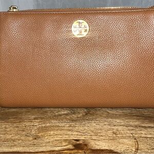 Tory Burch Tan Leather Crossbody Bag